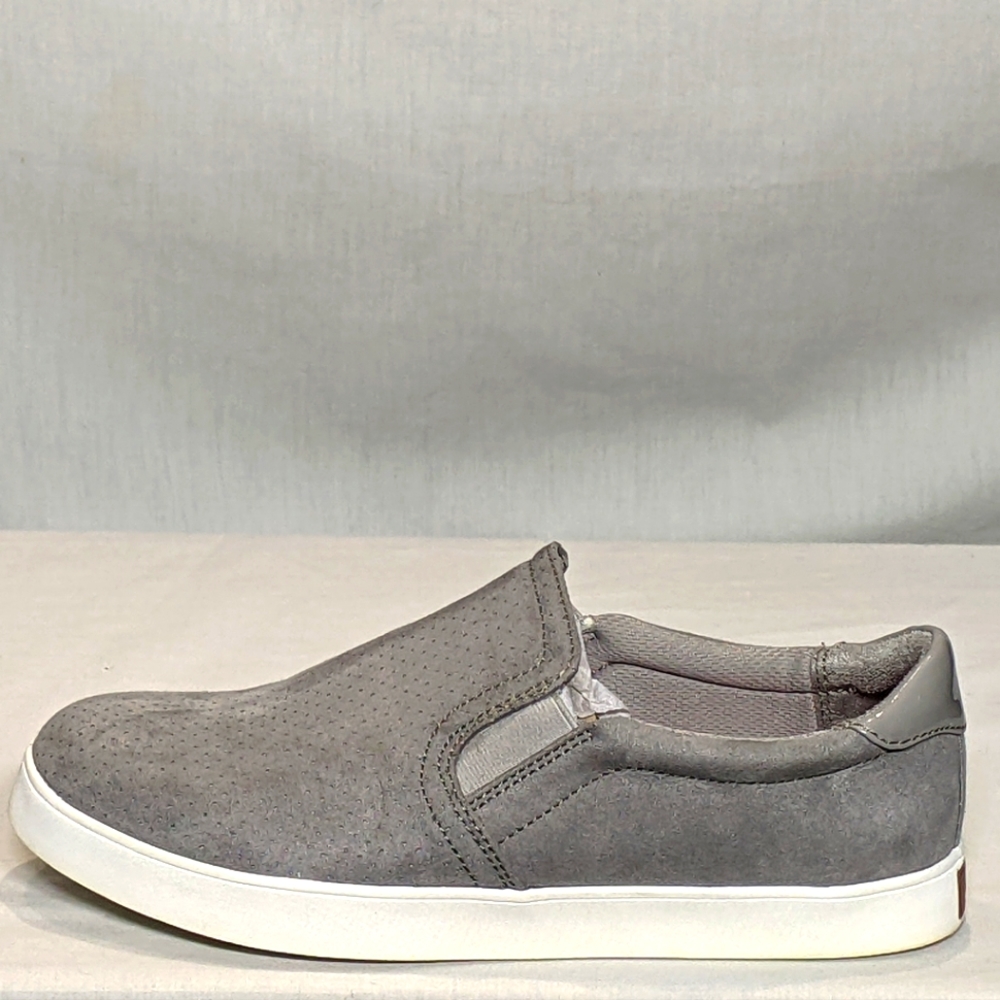 NEW Dr. Scholl's Womens Madison Sneaker Stretch Gore Comfortable Sz 8 Grey Cloud